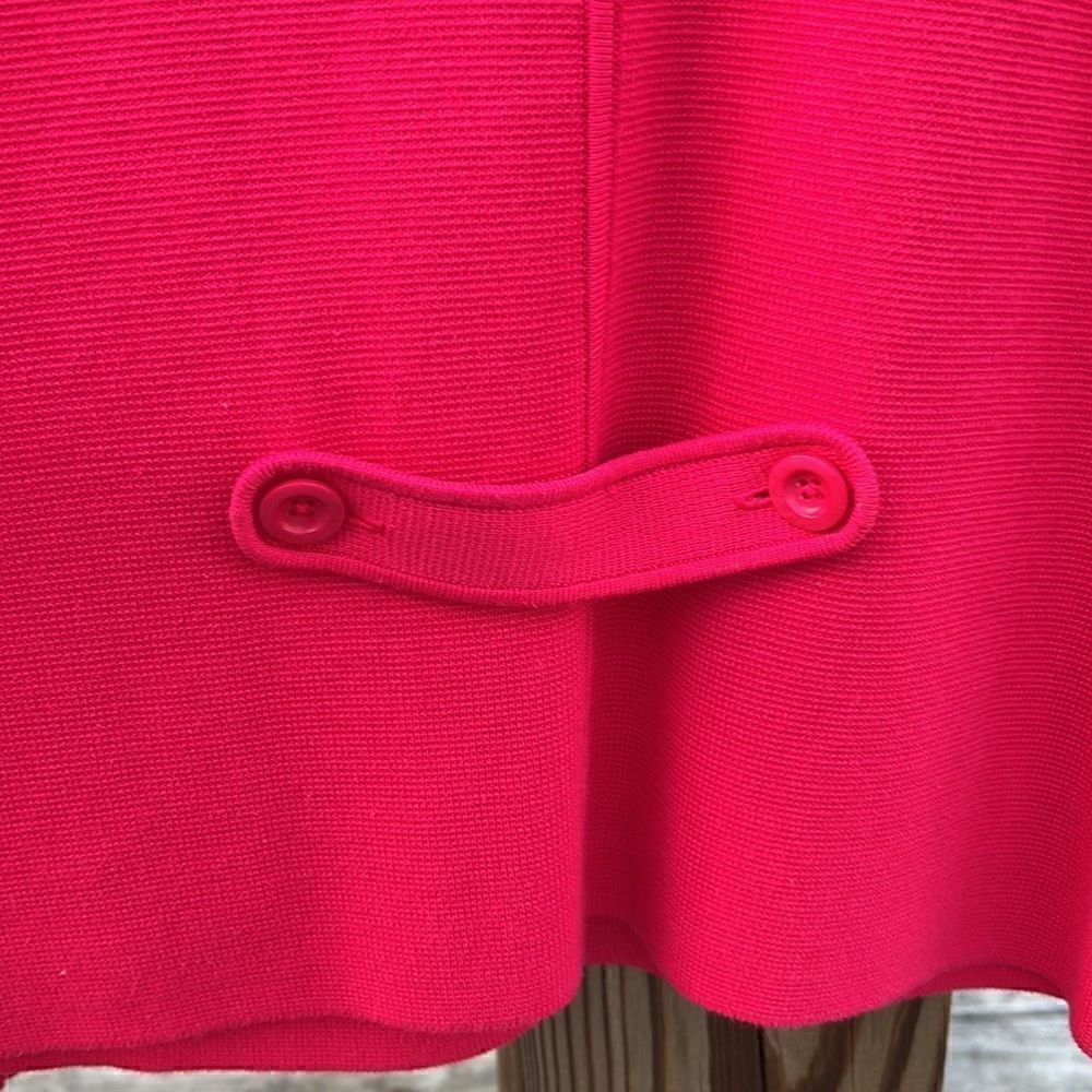Talbots Hot pink/Melon Colored Button up Jacket with front pockets (LIKE NEW!) - Picture 4 of 11